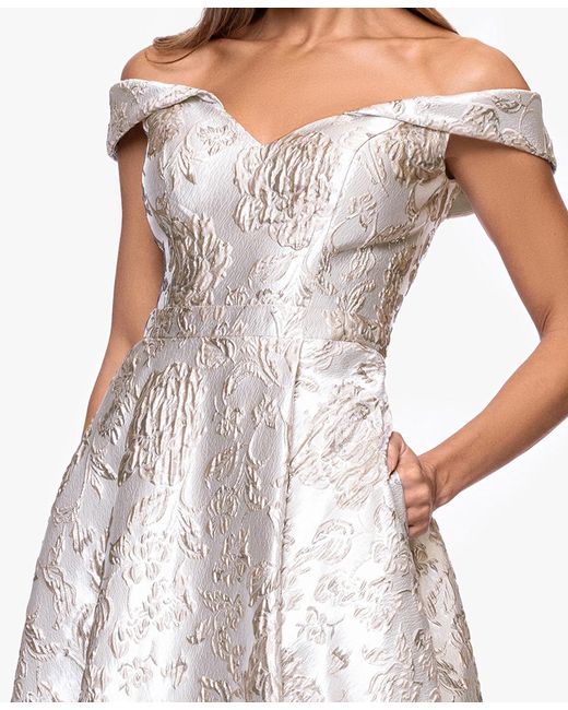 knee length dresses for ladies Baltic Born Womens Aspen Smocked Lace Maxi Dress | Off White