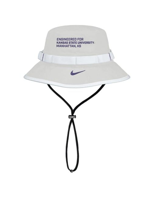 Nike Gray Kansas State Wildcats 2025 On-field Boonie Performance Bucket Hat