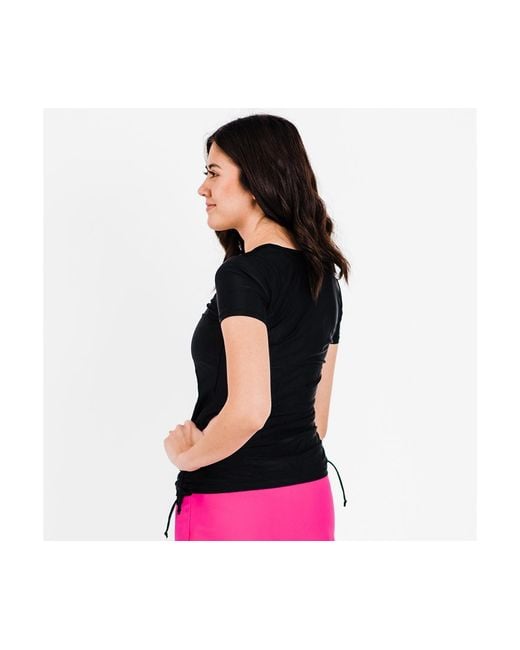 Calypsa Black Adele Swim Top