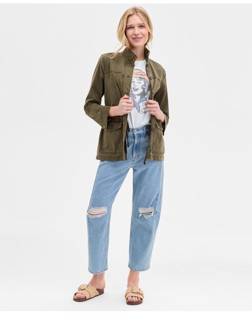 Lucky Brand Green Cargo Jacket