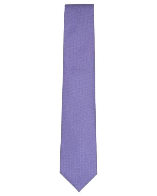Michael Kors Purple Gordes Micro Solid Tie for men