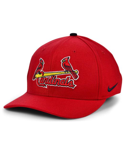 Nike Red St. Louis Cardinals Legacy 91 Dri-fit Swooshflex Stretch Fitted Cap for men