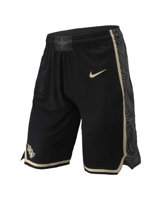 Nike Black Ucf Knights Replica Performance Basketball Shorts for men