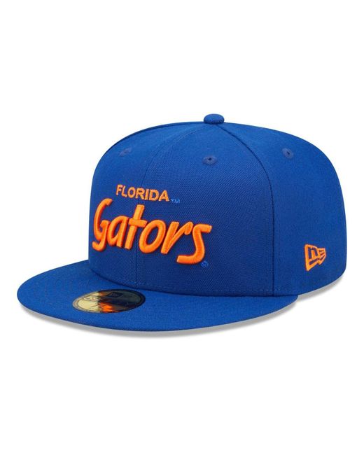 KTZ Synthetic Royal Florida Gators Griswold 59fifty Fitted Hat in Blue ...