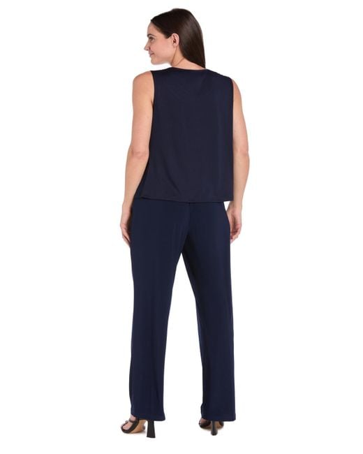 R & M Richards Blue Petite Jacket