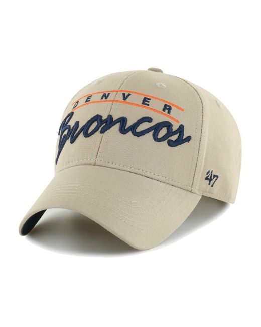 Men's '47 Khaki New England Patriots Atwood MVP Adjustable Hat