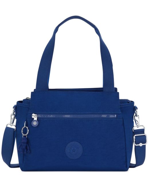 Kipling Elysia Satchel in Blue Lyst