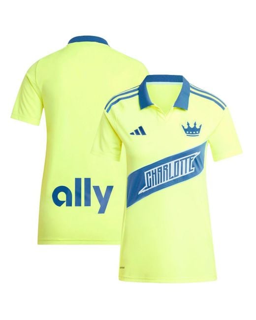 Adidas Yellow Charlotte Fc 2025 Third Replica Jersey
