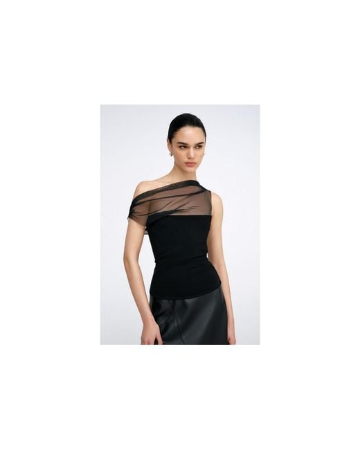 MARCELLA Black Cabrini Top
