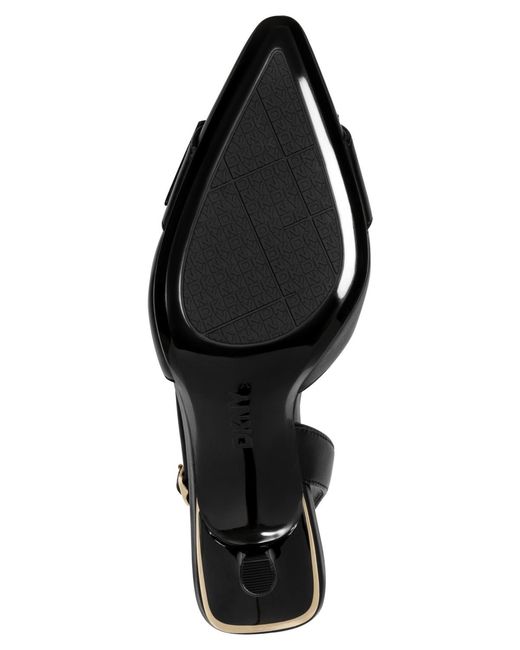 DKNY Black Neaira Pointed Toe Pumps
