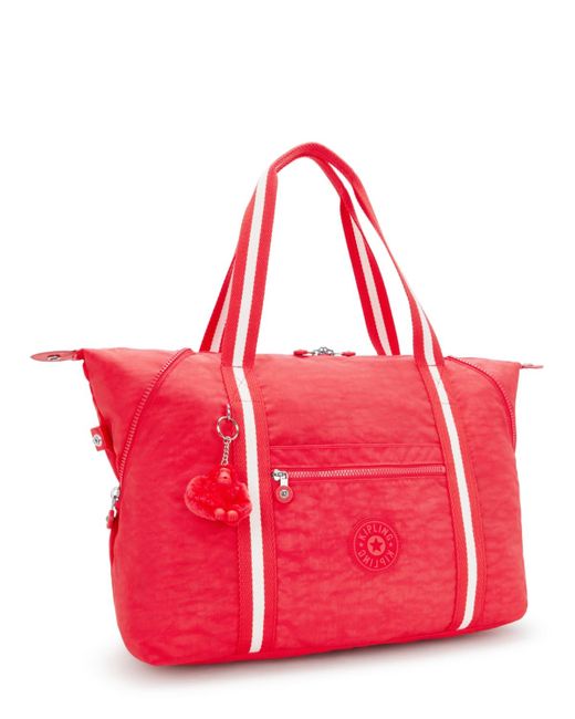 Kipling Red Art M Tote