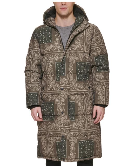 Levi's Multicolor Quilted Extra Long Parka Jacket for men