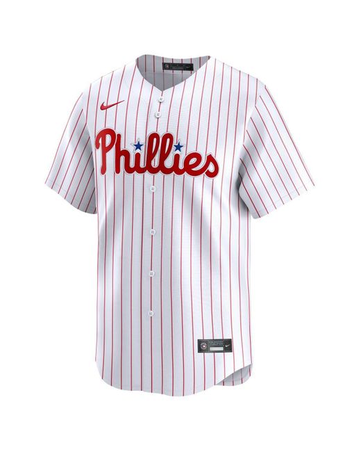 Nike White Kyle Schwarber Philadelphia Phillies Home Limited Player Jersey for men