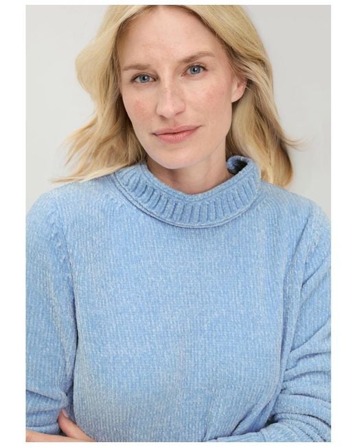 Olsen Blue Chenille Sweater
