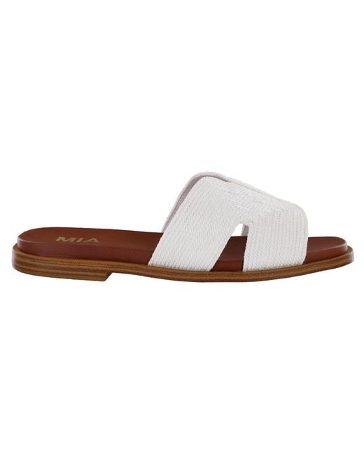 MIA Brown Dia Flat Sandals