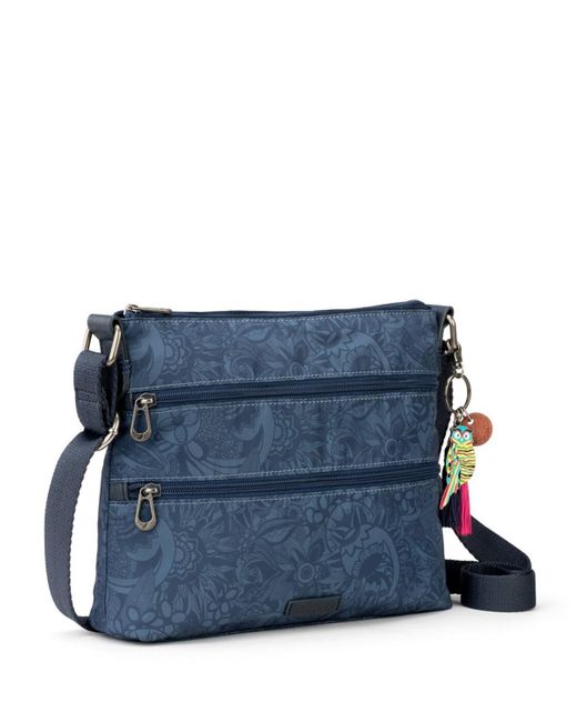 Sakroots Blue Artist Circle Crossbody