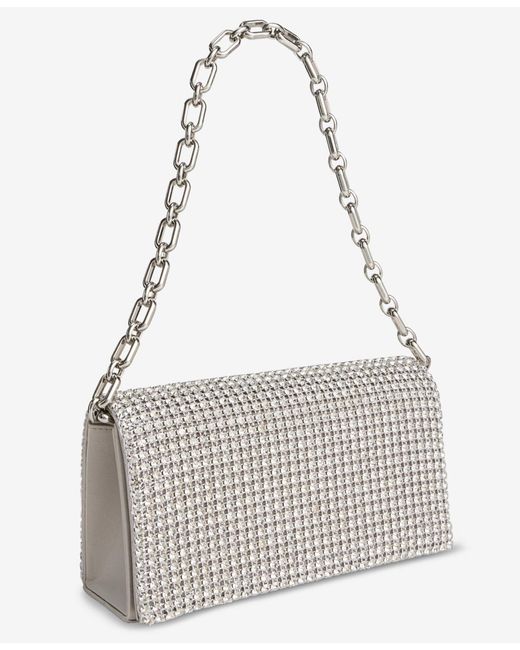 INC International Concepts Metallic Ranndi Mini Ombre Clutch Crossbody