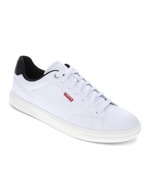 Levi's White Carter Casual Athletic Sneakers for men