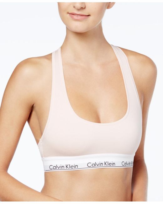Calvin Klein Modern Cotton Modern Cotton Bralette F3785 in White | Lyst