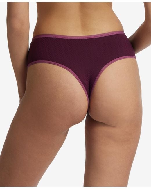 Hanky Panky Purple Move Calm High-rise Thong Underwear 2p1924