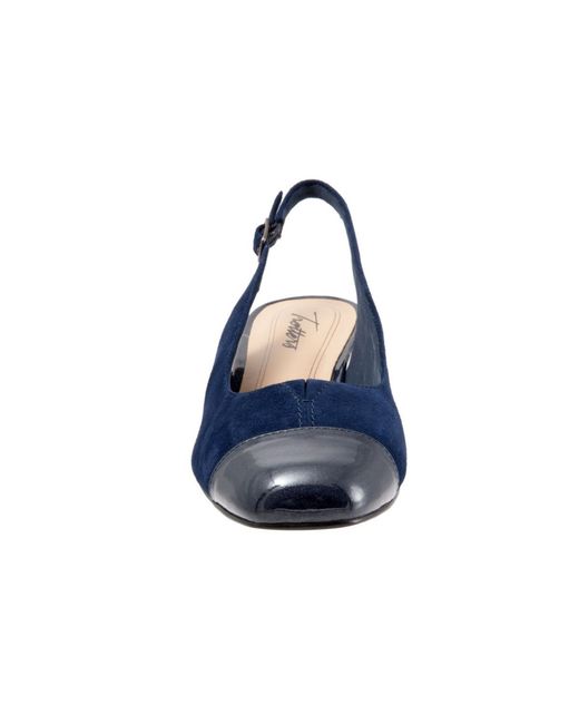 Trotters Blue Dea Pump