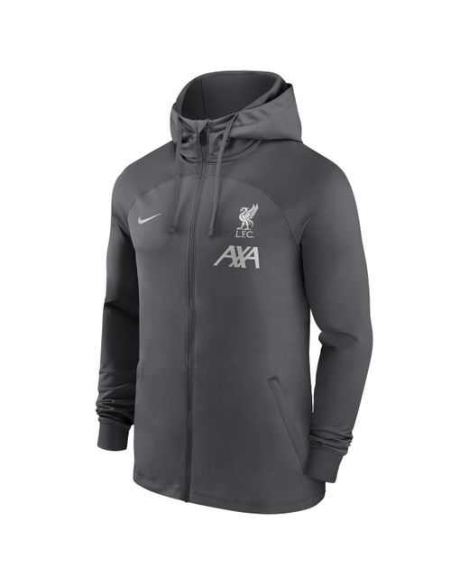 Nike Gray Liverpool 2024/25 Strike Performance Track Suit for men