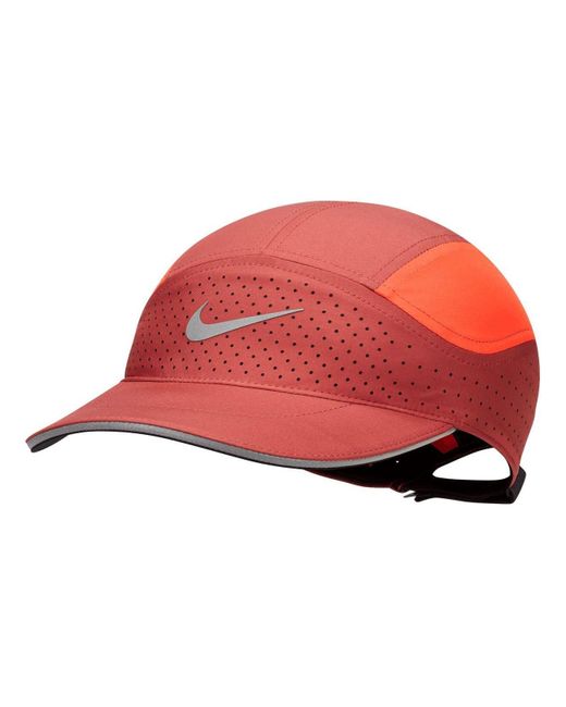 Nike Light Brown Tailwind Performance Adjustable Hat in Red for Men | Lyst
