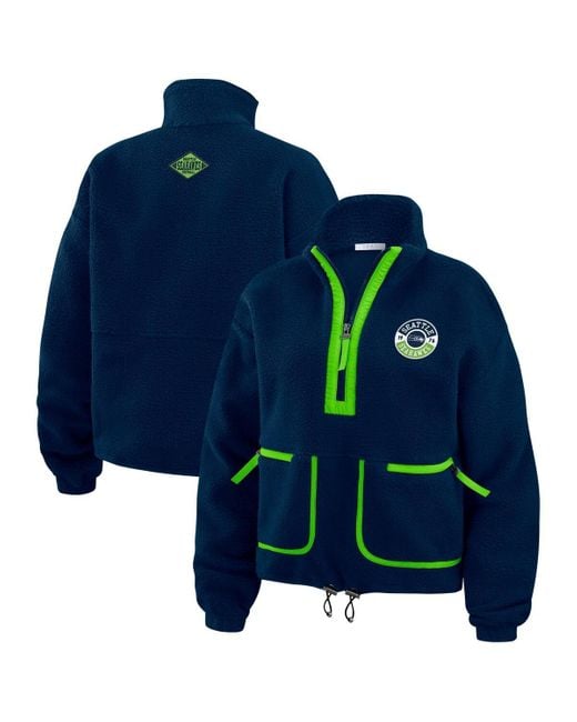 WEAR by Erin Andrews Women's Blue College Seattle Seahawks Polar