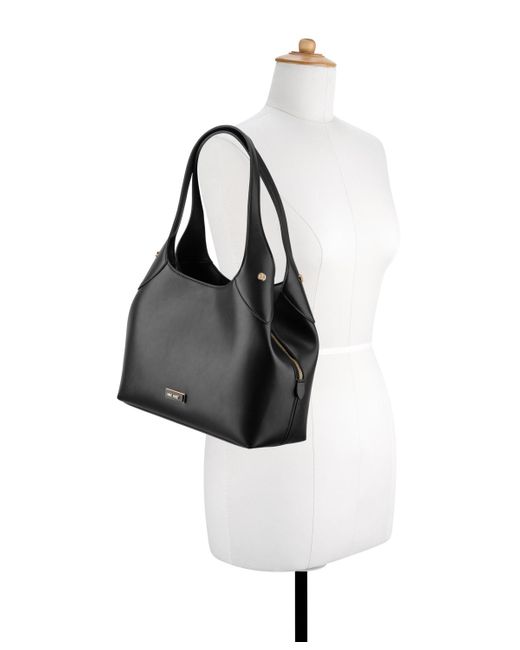 Nine West Black Eamon Large Shoulder Bag