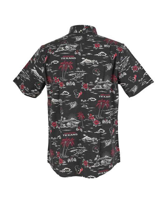 Reyn Spooner Black Houston Texans Kekai Performance Button-down Shirt for men