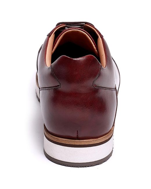 A. Veer Red Brooklyn Sneakers for men