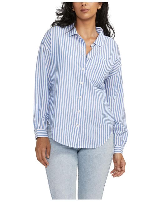 Jag Blue Relaxed Button-down Shirt