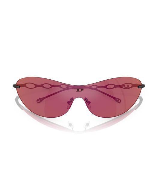DIESEL Pink Large Sunglasses