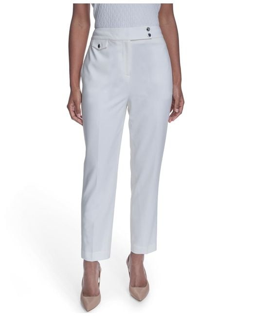 Calvin Klein Blue Slim Leg Pants