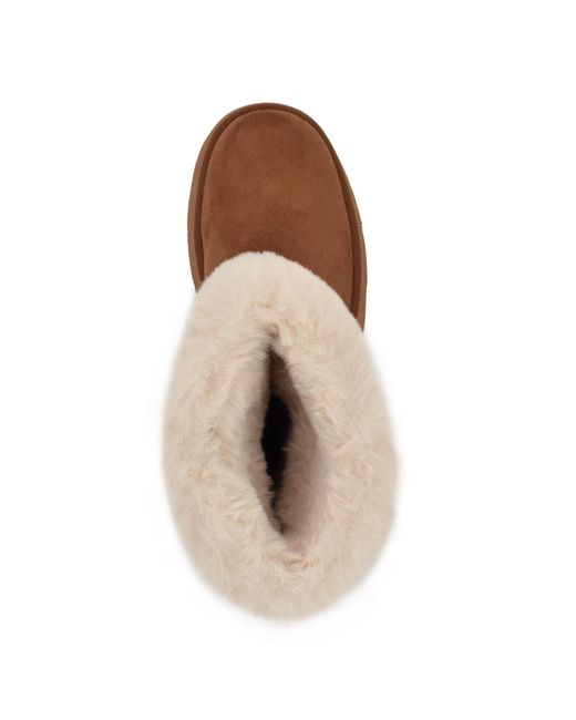 Guess Brown Denla Round Toe Booties