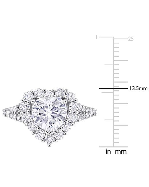 Macy's White Heart Ring (3 Ct. T.w.