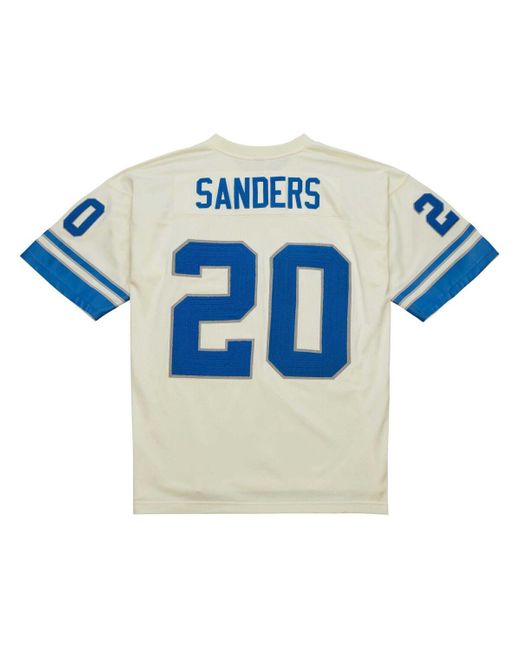 Mitchell & Ness Barry Sanders Detroit Lions Chainstitch Legacy Jersey
