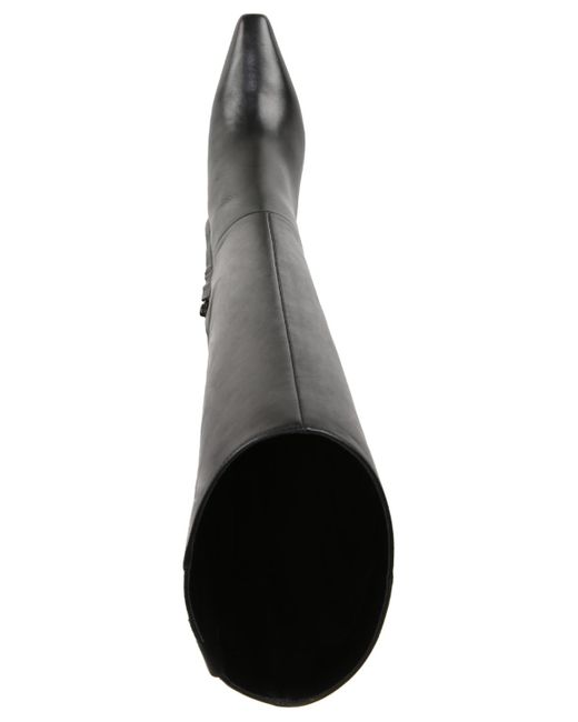 Sam Edelman Black Sylvia Wide Calf Knee-High Boots
