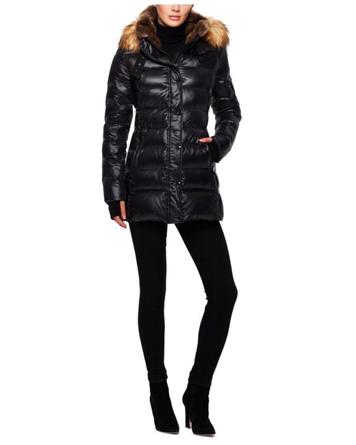 soraya hooded down puffer coat