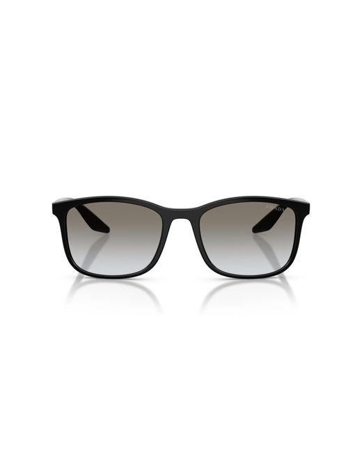 Prada Linea Rossa Black Large Sunglasses for men