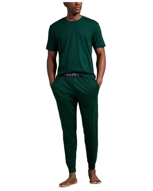 Polo Ralph Lauren Green Elastic Waist Pajama jogger Pants for men