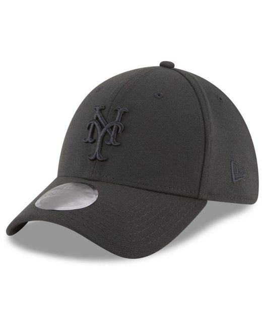 KTZ New York Mets Blackout 39thirty Cap for men