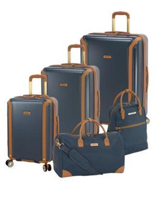 London Fog Blue New Regent luggage Collection Created For Macys