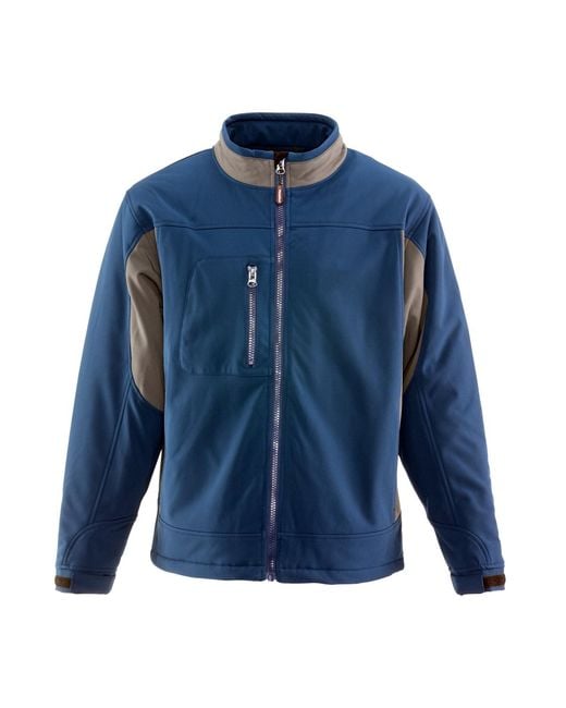 Refrigiwear Blue Insulated Softshell Jacket for men