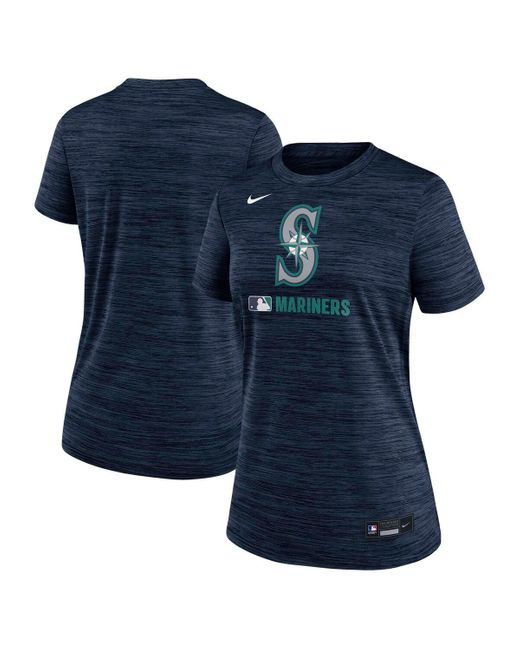 Nike Blue Detroit Tigers Authentic Collection City Connect Velocity Performance T-shirt