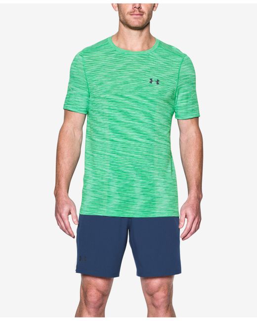 Under Armour Men's Threadborne Seamless T-shirt in Green for Men | Lyst