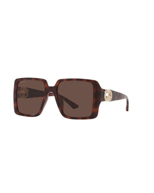 Gucci Brown Large Sunglasses