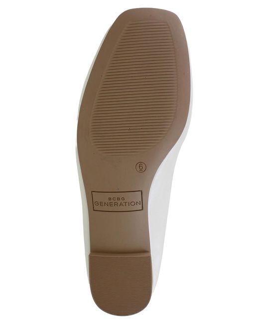 BCBGeneration White Emry Ballet Flat
