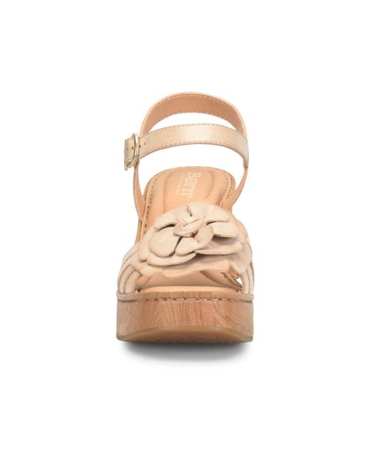 Born Natural Nectar Square Toe Sandals