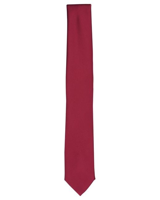 BarIII Red Logan Solid Tie for men